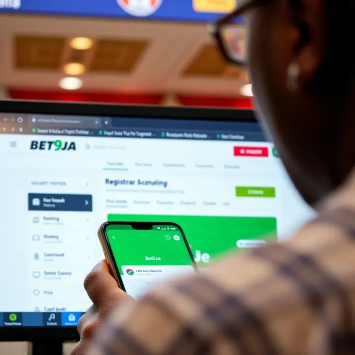 User navigating a sportsbook website on a smartphone with betting options visible