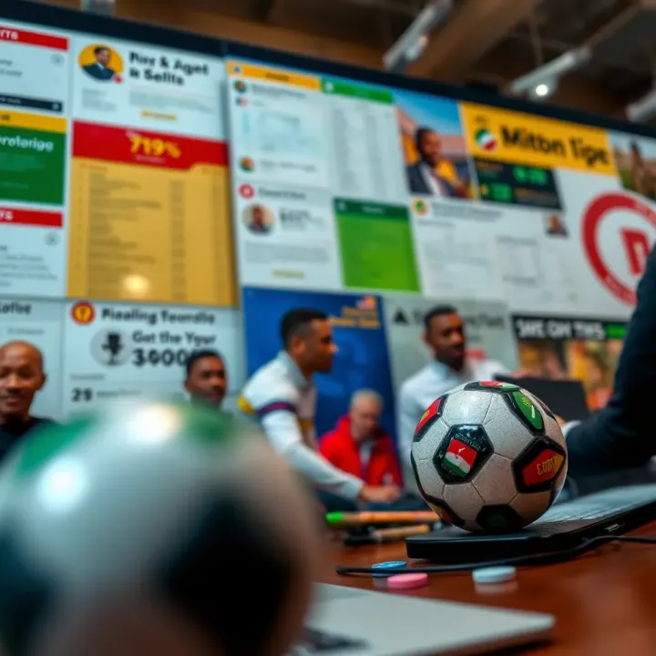Collage of betting tips, match predictions, and risk management advice for Nigerian online bettors