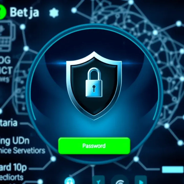 Secure login illustration with shield and password field representing online account safety