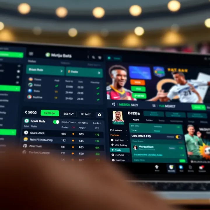 Comparison of user interfaces of two popular Nigerian sports betting platforms