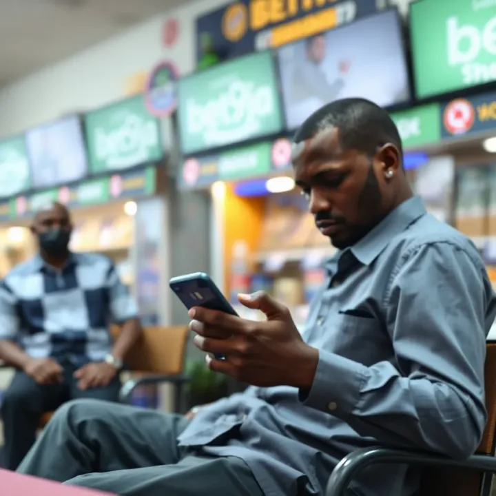 Illustration showing connectivity and performance optimization tips for mobile betting in Nigeria