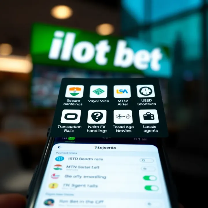 Secure payment methods available on Ilot Bet app with icons representing various transaction options
