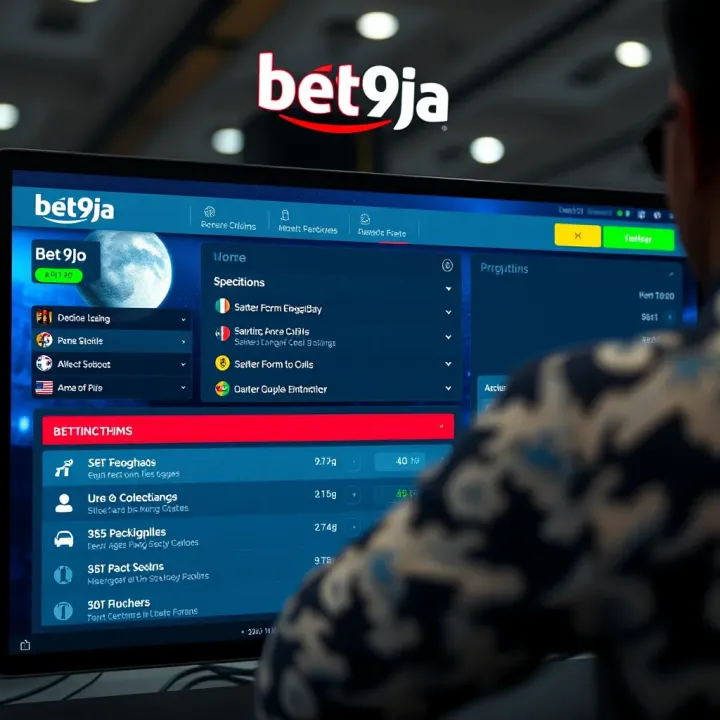 Screenshot of Bet9ja Spaceman demo interface showing game controls and betting options