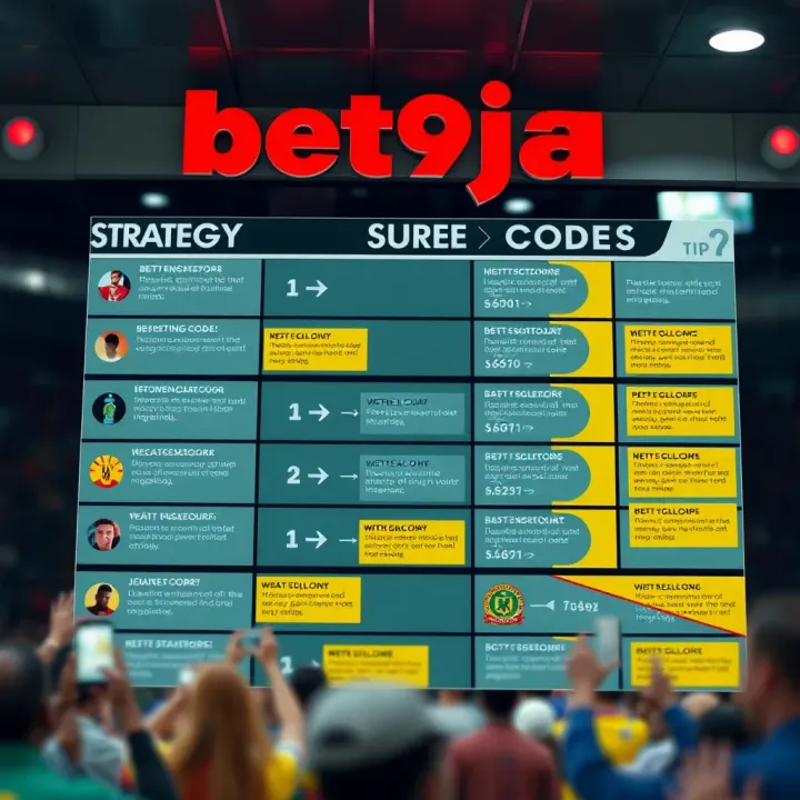 Illustration of a strategy board with betting tips and highlighted winning strategies
